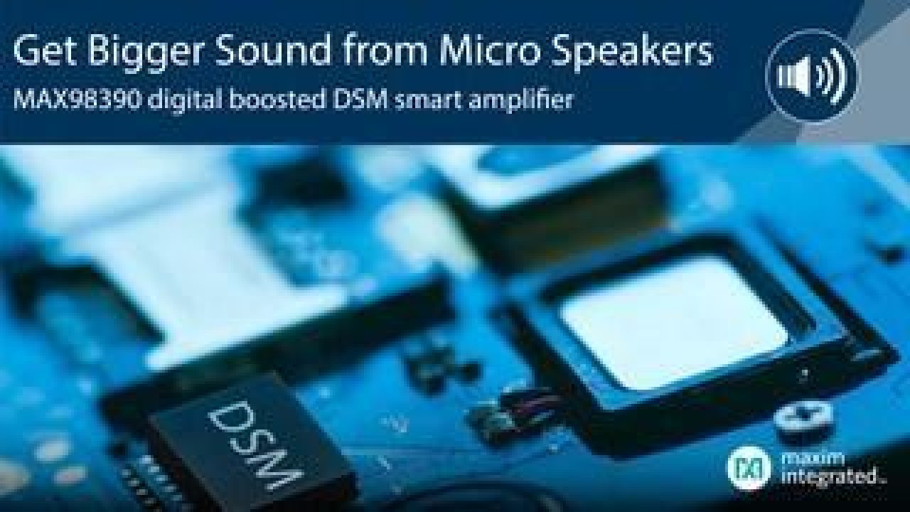 smart amplifier for speakers